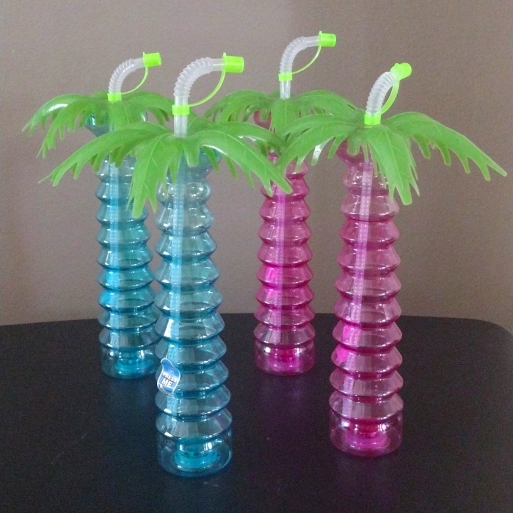 16oz LED Palm Tree Tumblers